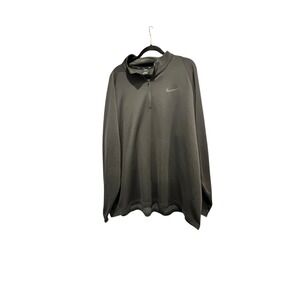 men nike jacket With Front 1/2 Zipper dry‎ Fit Pull Over 4XL